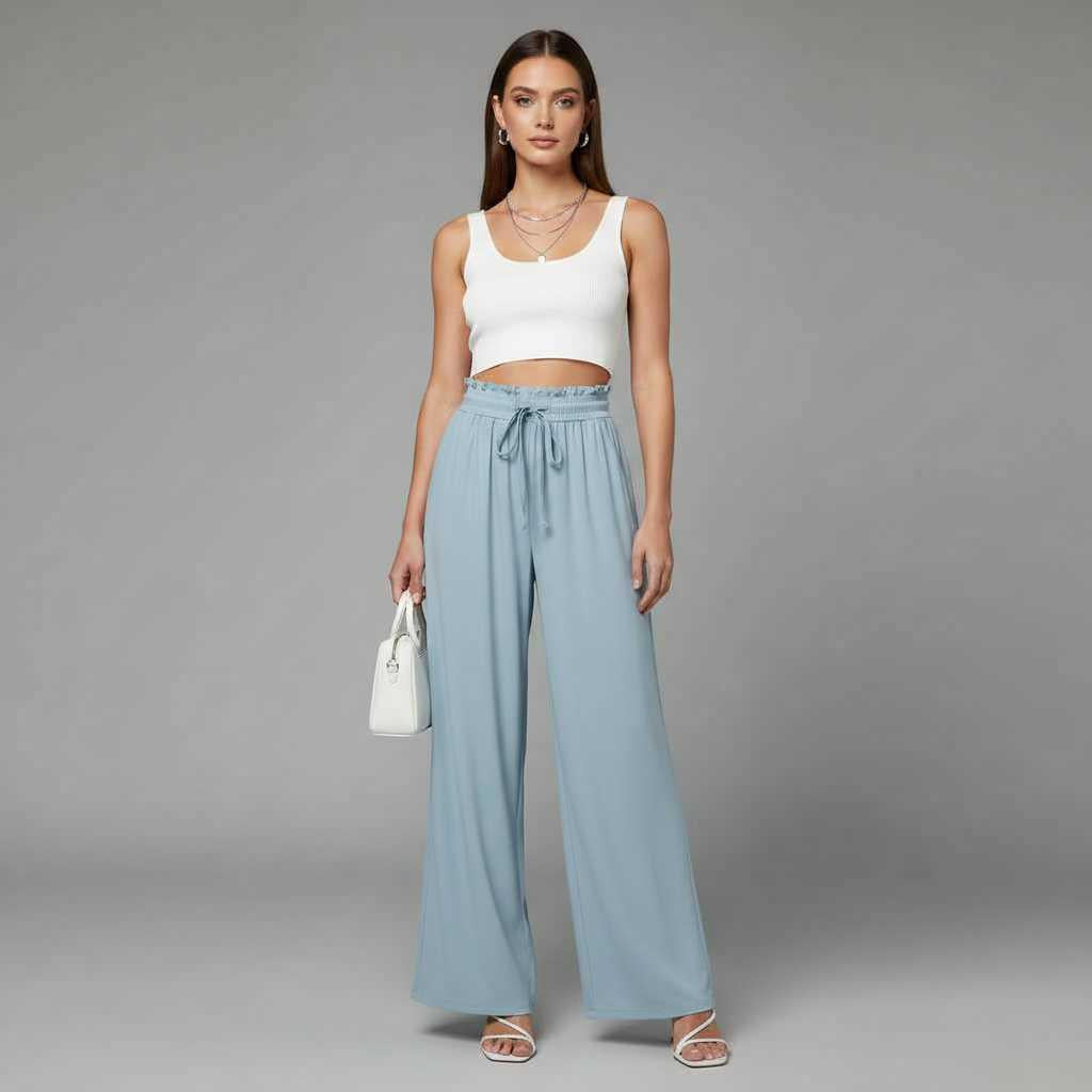 Chic Comfort | Women's Trousers Lightweight Elegant Fit