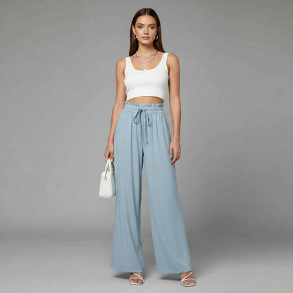 Chic Comfort | Women's Trousers Lightweight Elegant Fit