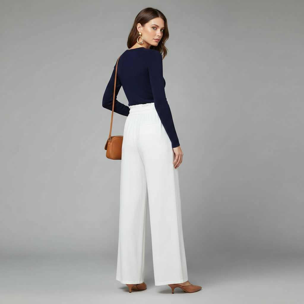 Chic Comfort | Women's Trousers Lightweight Elegant Fit