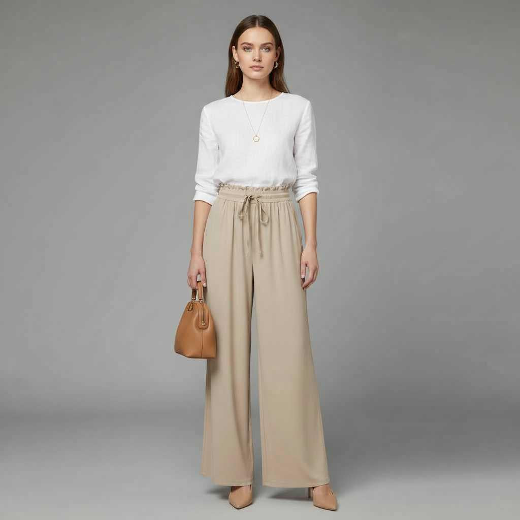 Chic Comfort | Women's Trousers Lightweight Elegant Fit