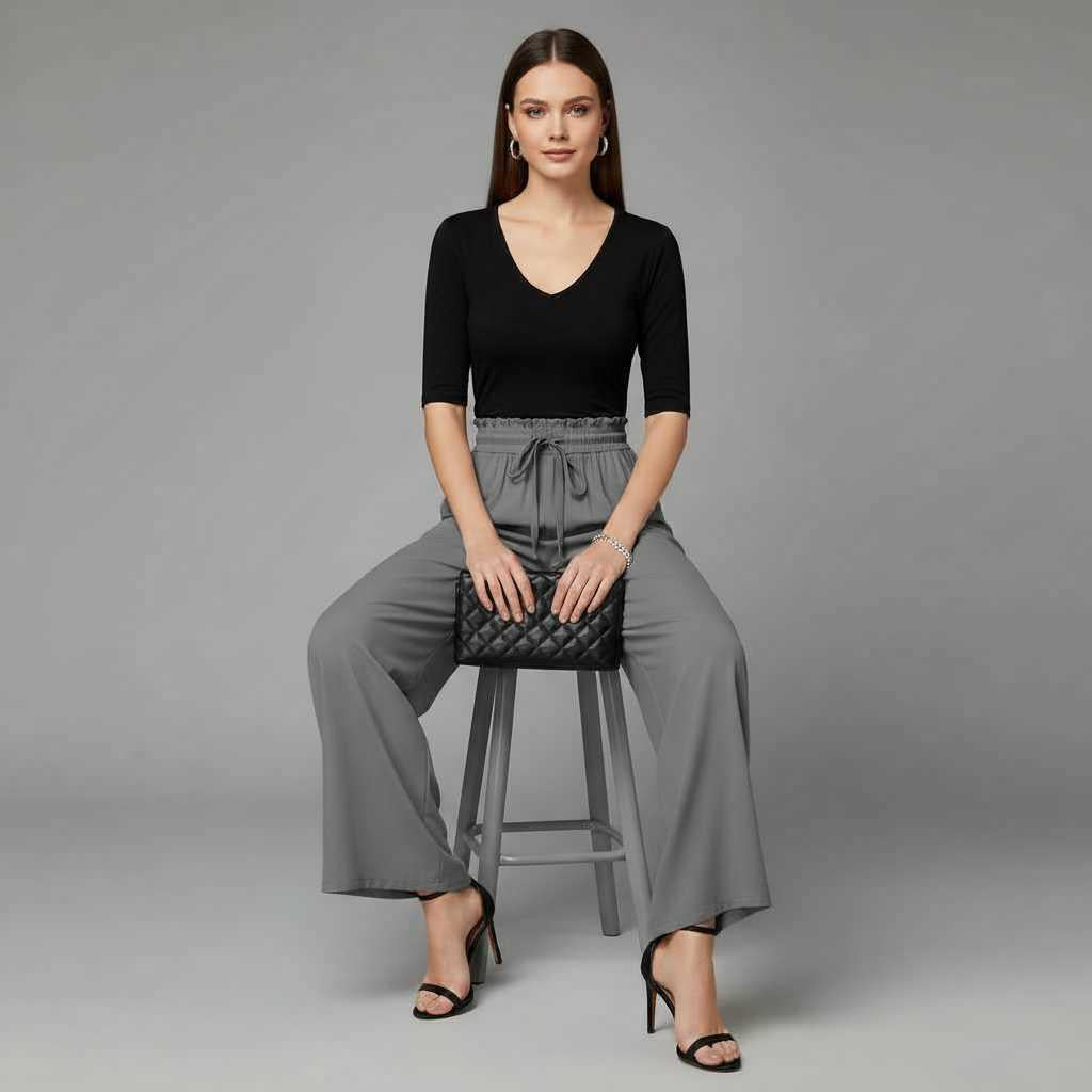 Chic Comfort | Women's Trousers Lightweight Elegant Fit