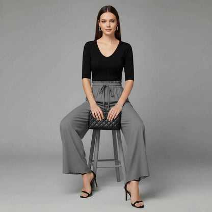Chic Comfort | Women's Trousers Lightweight Elegant Fit