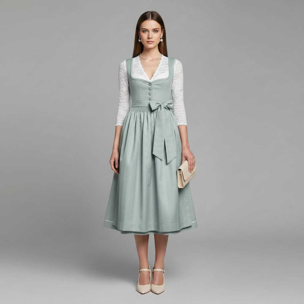 Elegant Dirndl Costume Dress | Women's Dress for Oktoberfest
