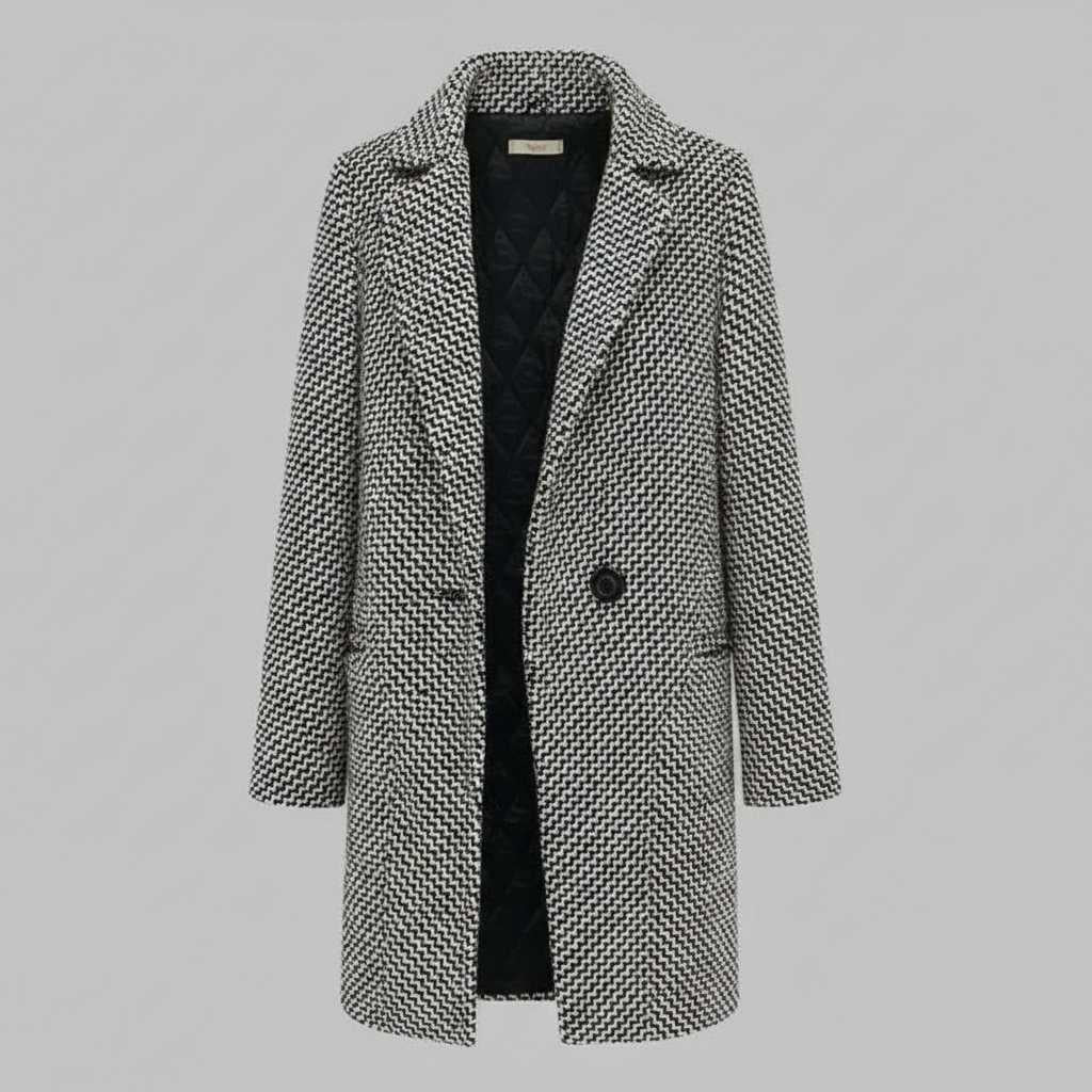 Elegant Long Wool Coat for Women | Black Wool Trench Coat