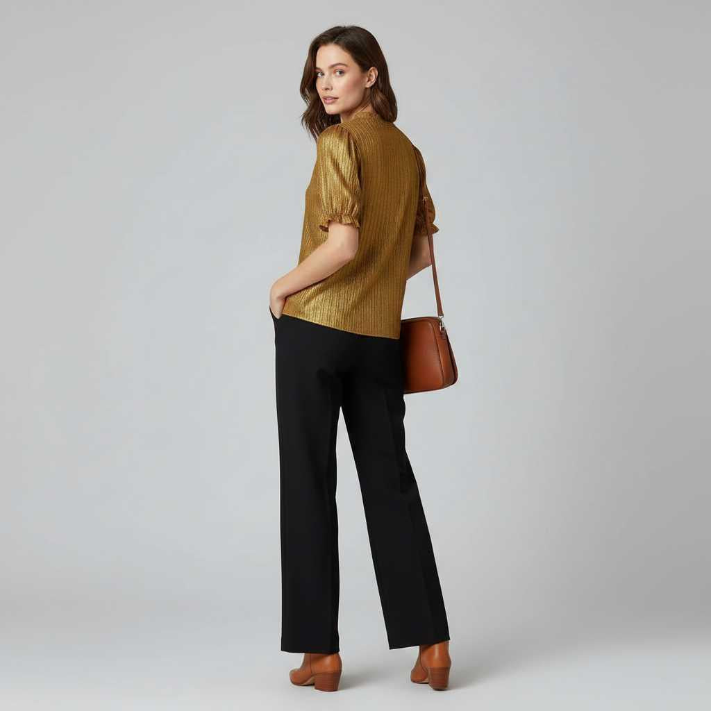 Elegant White Puff Sleeve Blouse | Women's Summer Top