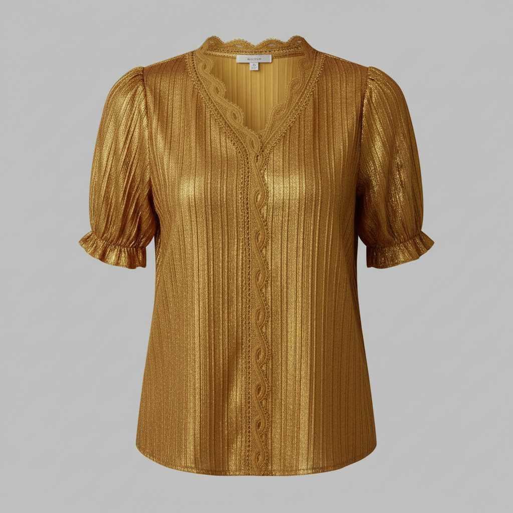 Elegant White Puff Sleeve Blouse | Women's Summer Top