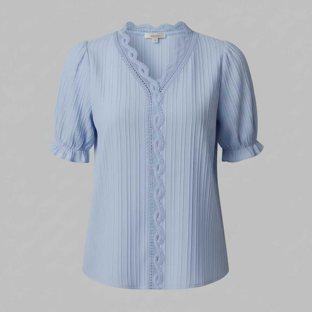 Elegant White Puff Sleeve Blouse | Women's Summer Top