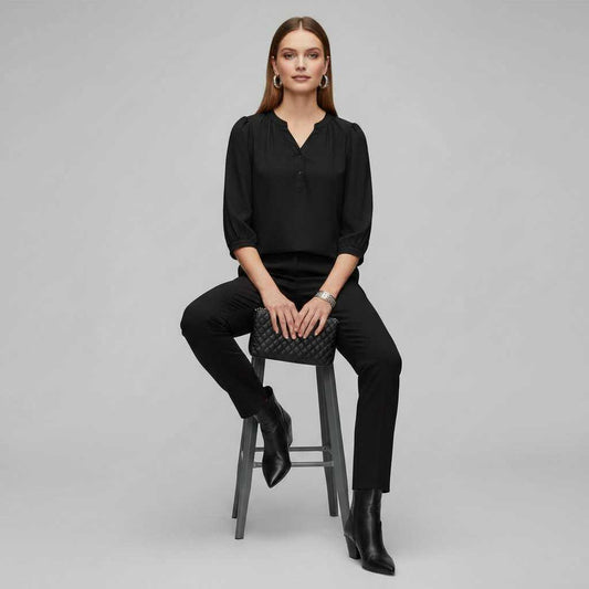 Silk Patchwork Women's Blouse | Stylish Summer Top