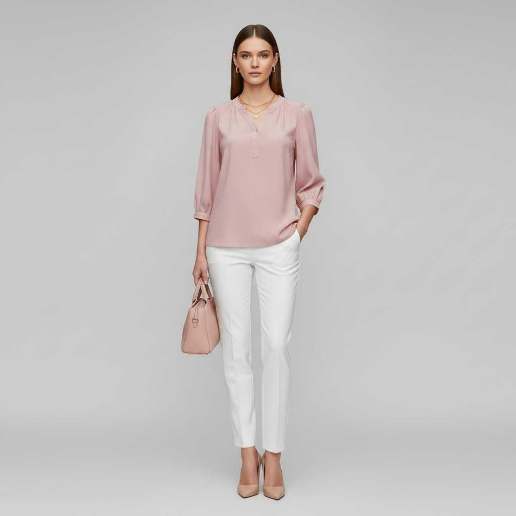 Silk Patchwork Women's Blouse | Stylish Summer Top
