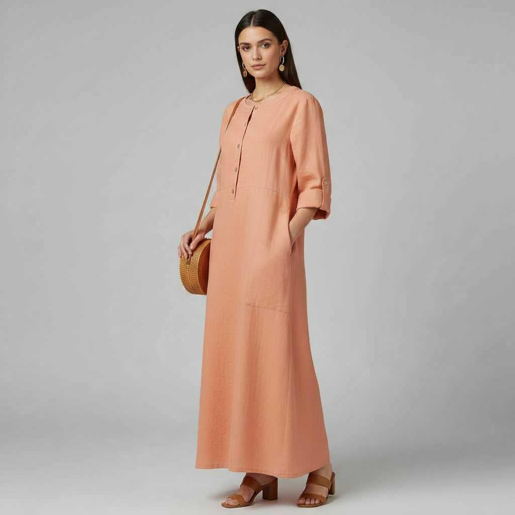 Tina | Women's Plus Size Summer Maxi Dress