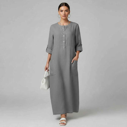 Tina | Women's Plus Size Summer Maxi Dress