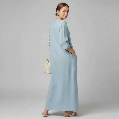 Tina | Women's Plus Size Summer Maxi Dress